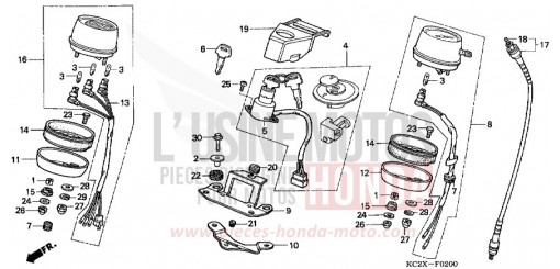 COMPTEUR CM125CX de 1999